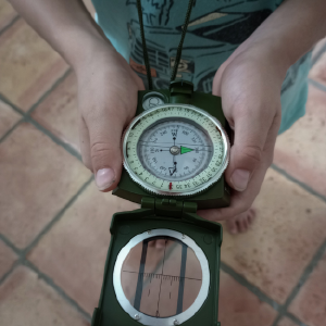 Bible lesson using a compass